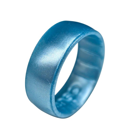 Enso Rings Birthstone Classic Silicone Ring - Aquamarine - Size 5 - Picture 1 of 5